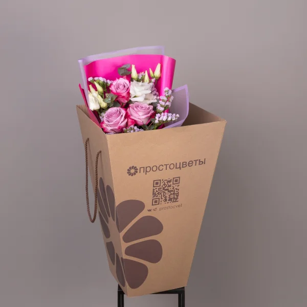 Флористический букет "Черничный пирог S "_5