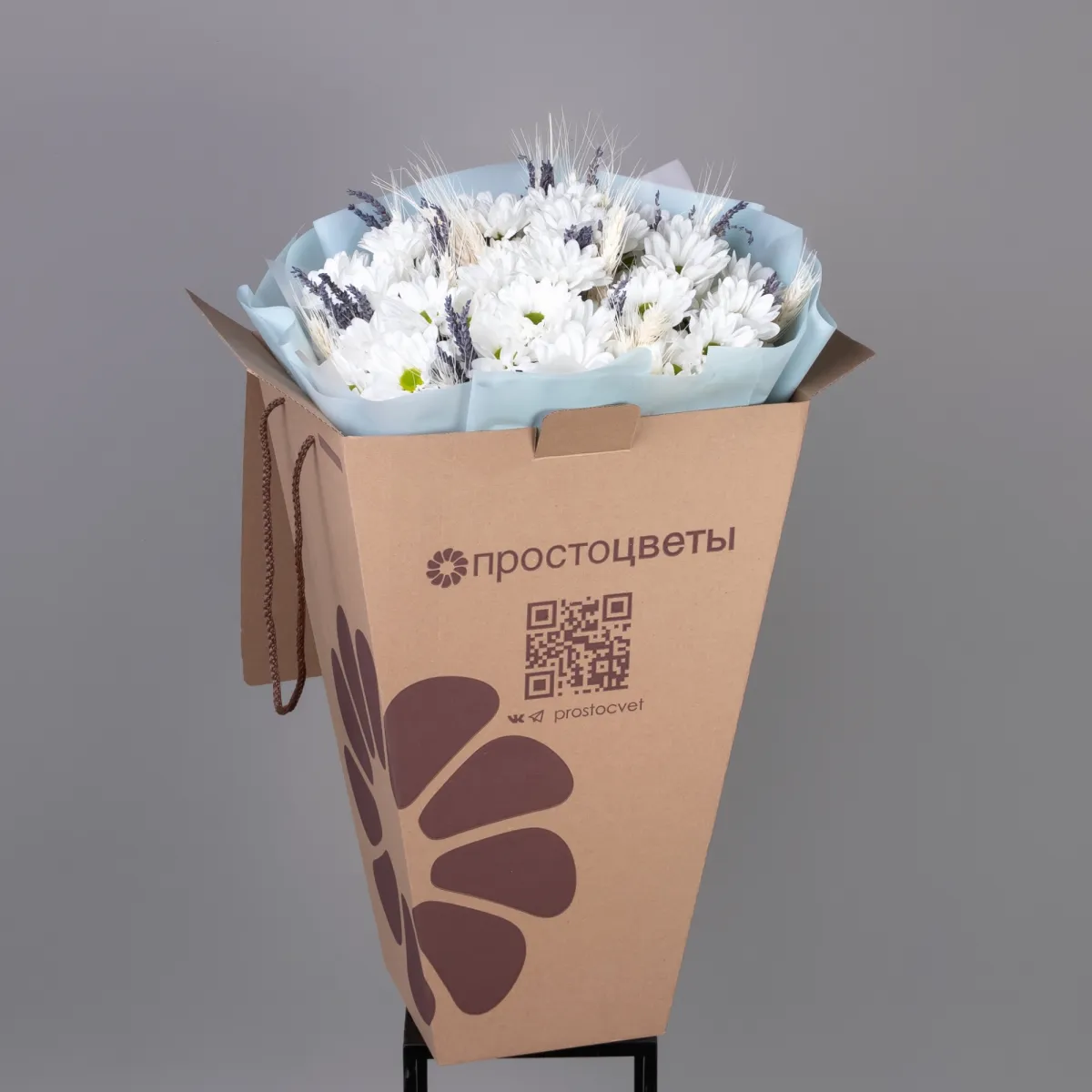 Флористический букет "Пшеничная коса" L_6