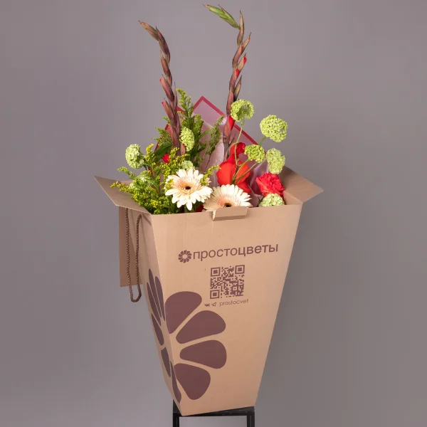 Флористический букет "Румяные зори"_7