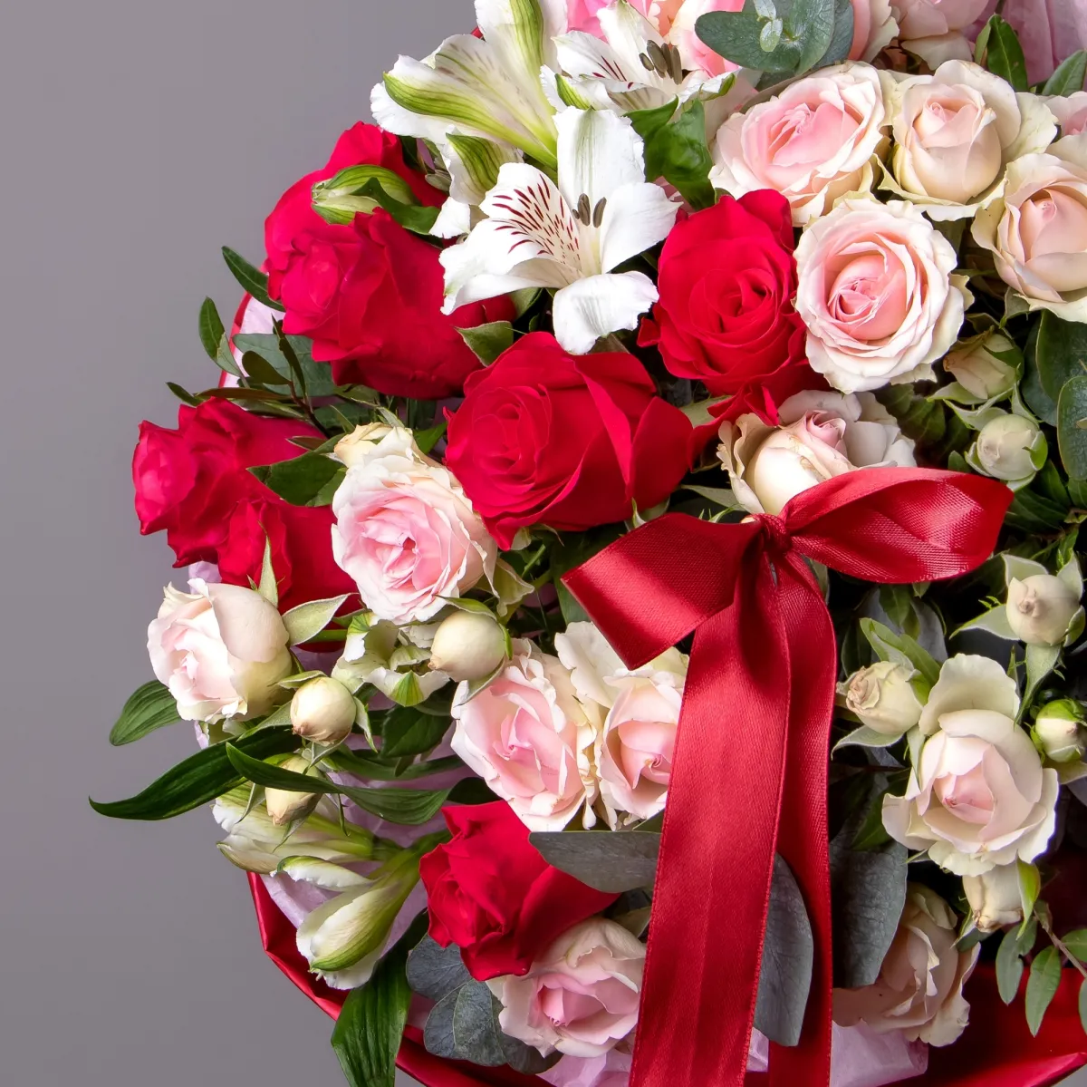 Флористический букет "Ягодный шейк M"_3