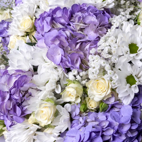 Флористический букет "Хрустальный сад"_4