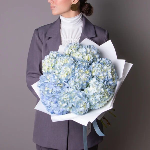 Букет Гидрангия "Премиум Блю"_2