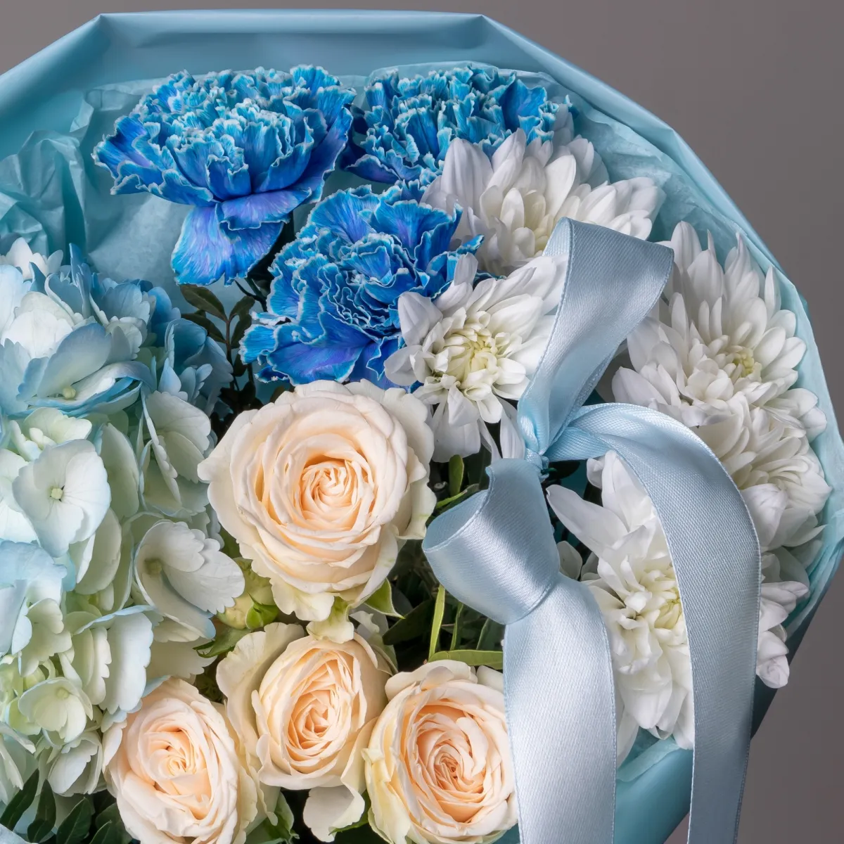 Флористический букет "Небесное счастье XS"_4