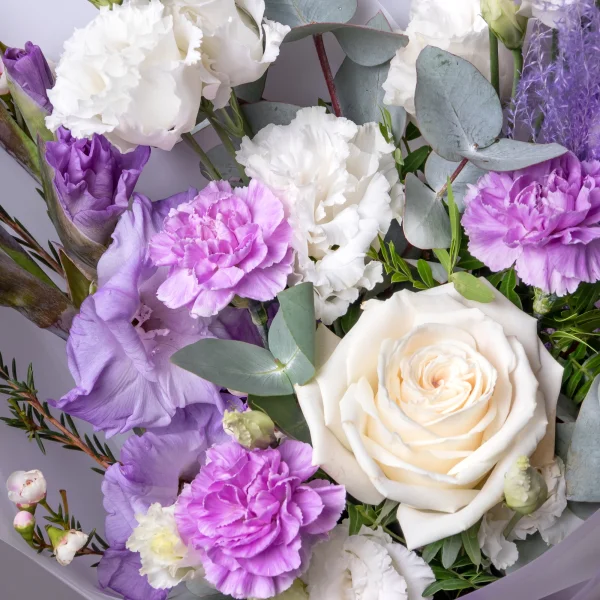 Флористический букет "Сиреневые грёзы S"_4