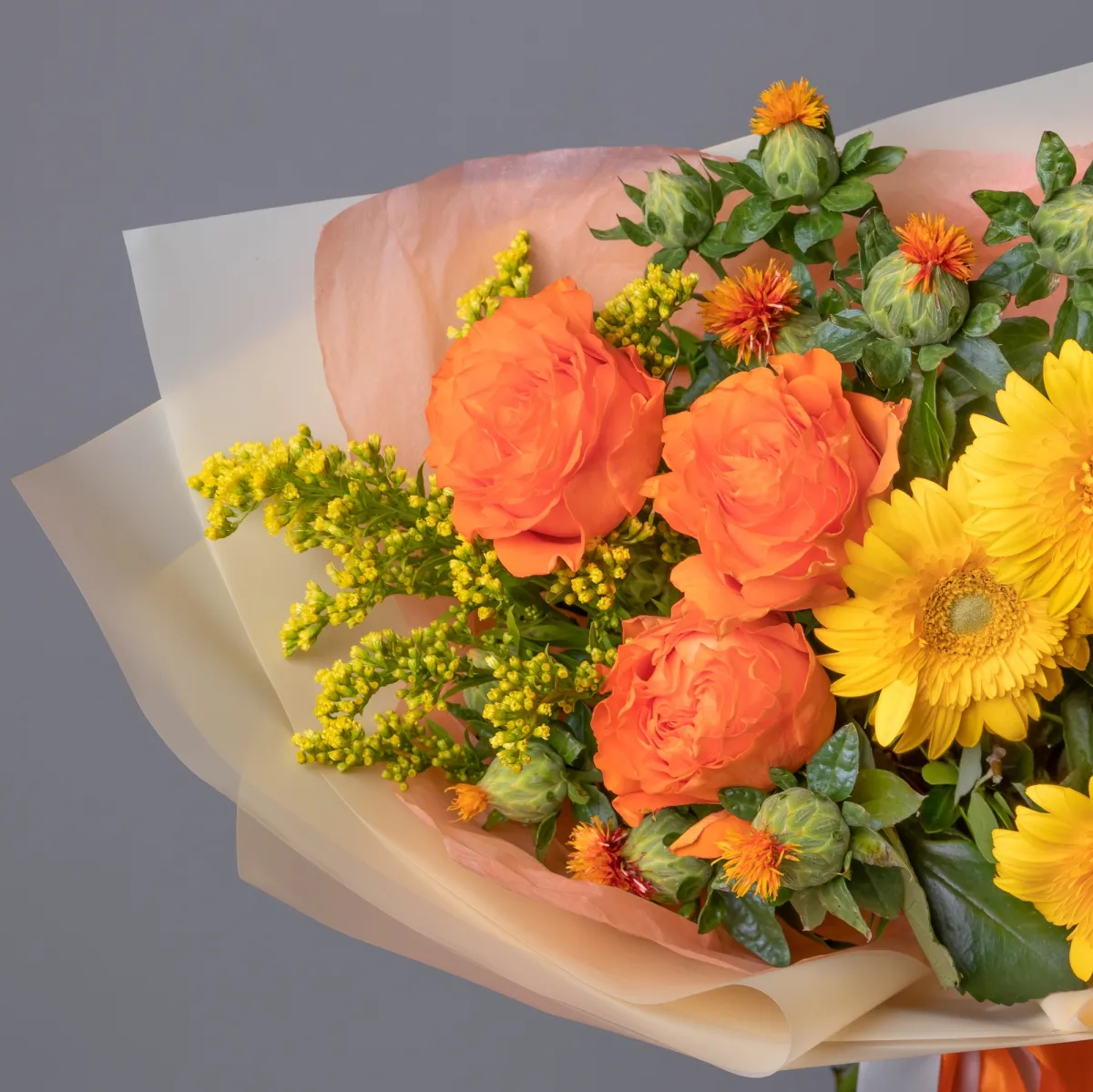 Флористический букет "Лучезарный день"_3