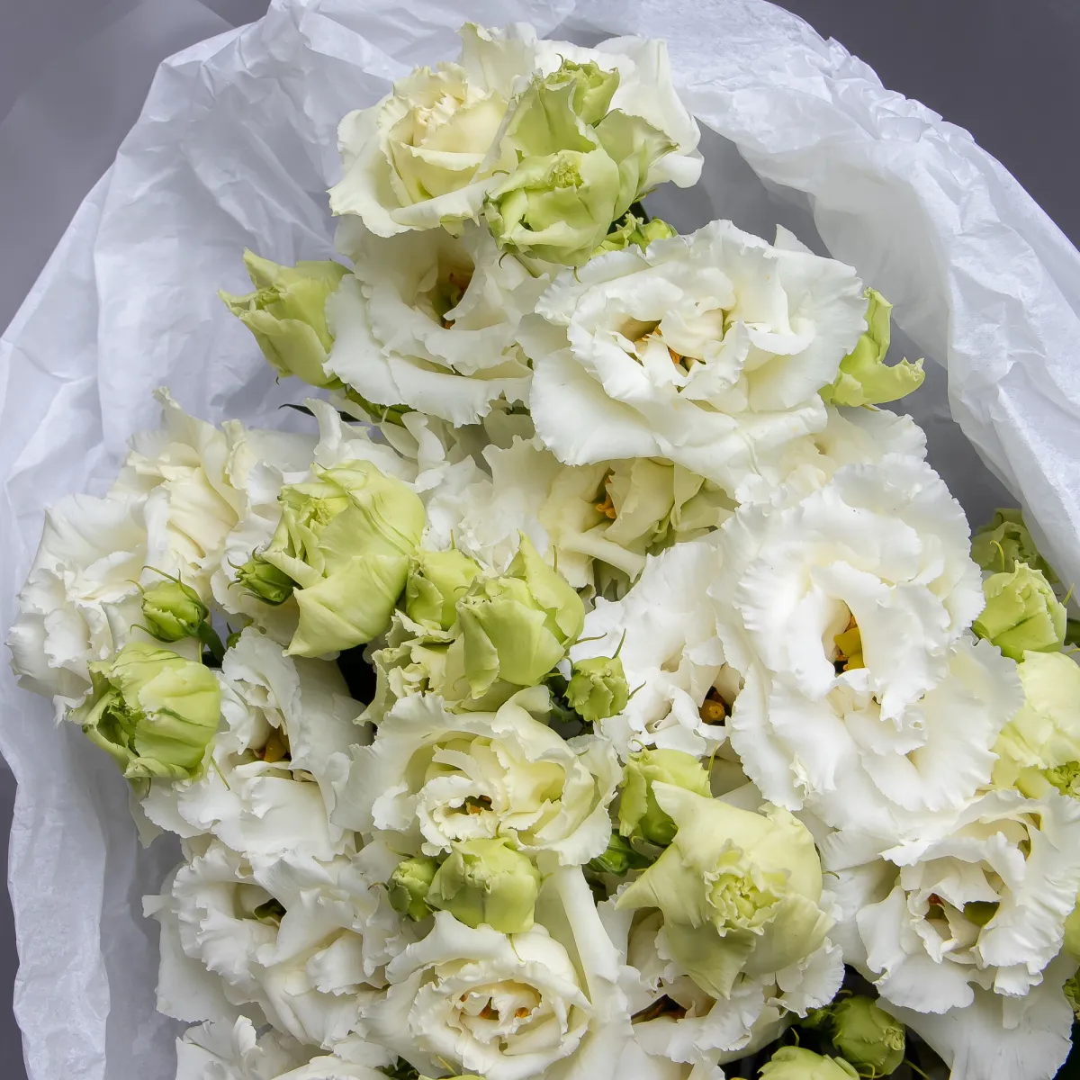 Букет Лизиантус "Ду Алиса Белый"