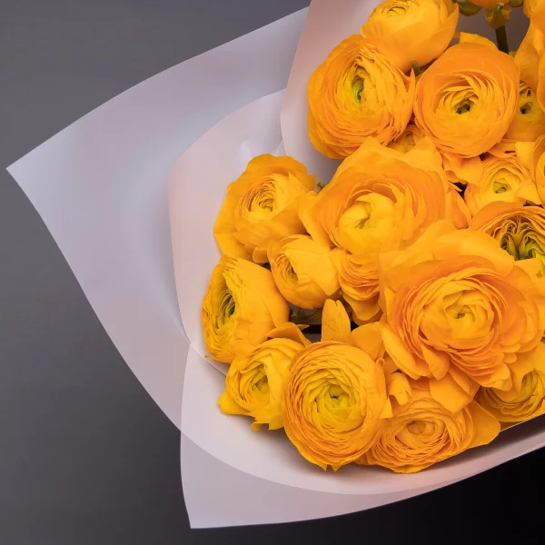 Букет Ранункулус "Элеганс Жёлтый"3