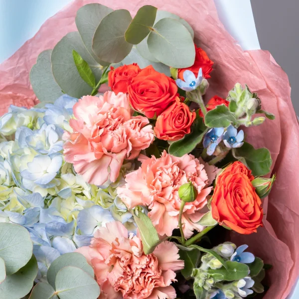 Флористический букет "Морской закат"_4