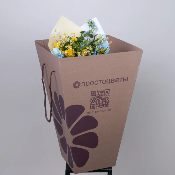 Флористический букет "Комплимент из нарциссов 1"_5