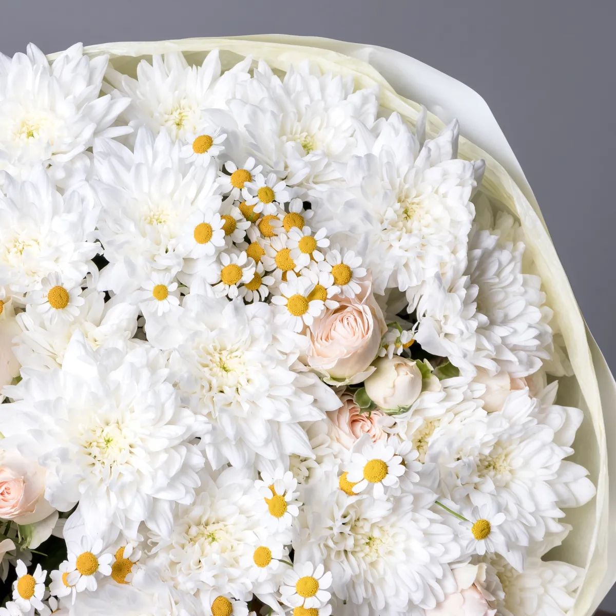 Флористический букет "Белый сон"_5