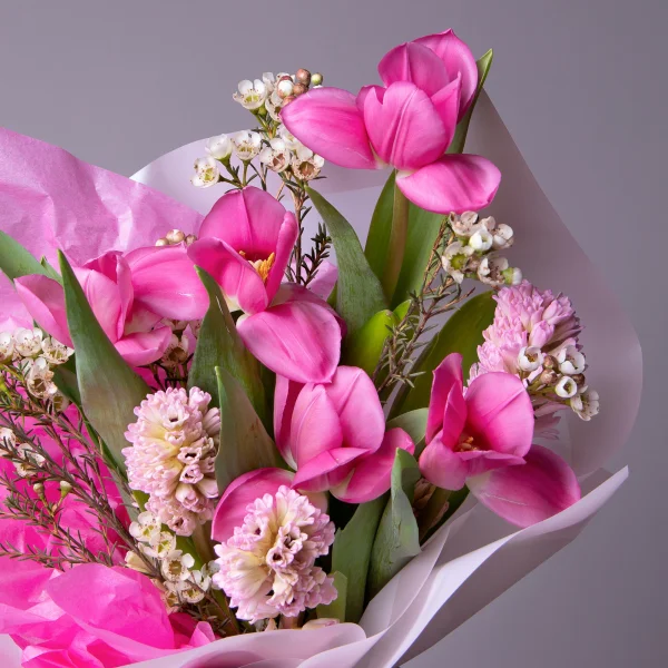 Флористический букет "Баблгам"_4