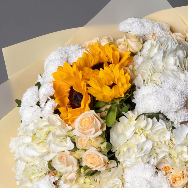Флористический букет "Солнечные грезы"_4
