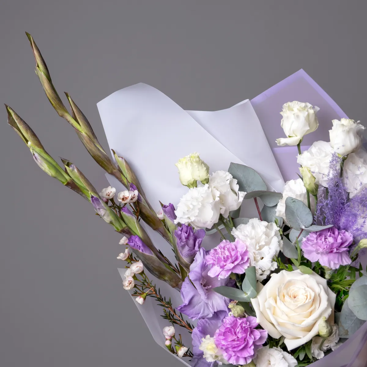Флористический букет "Сиреневые грёзы S"_3