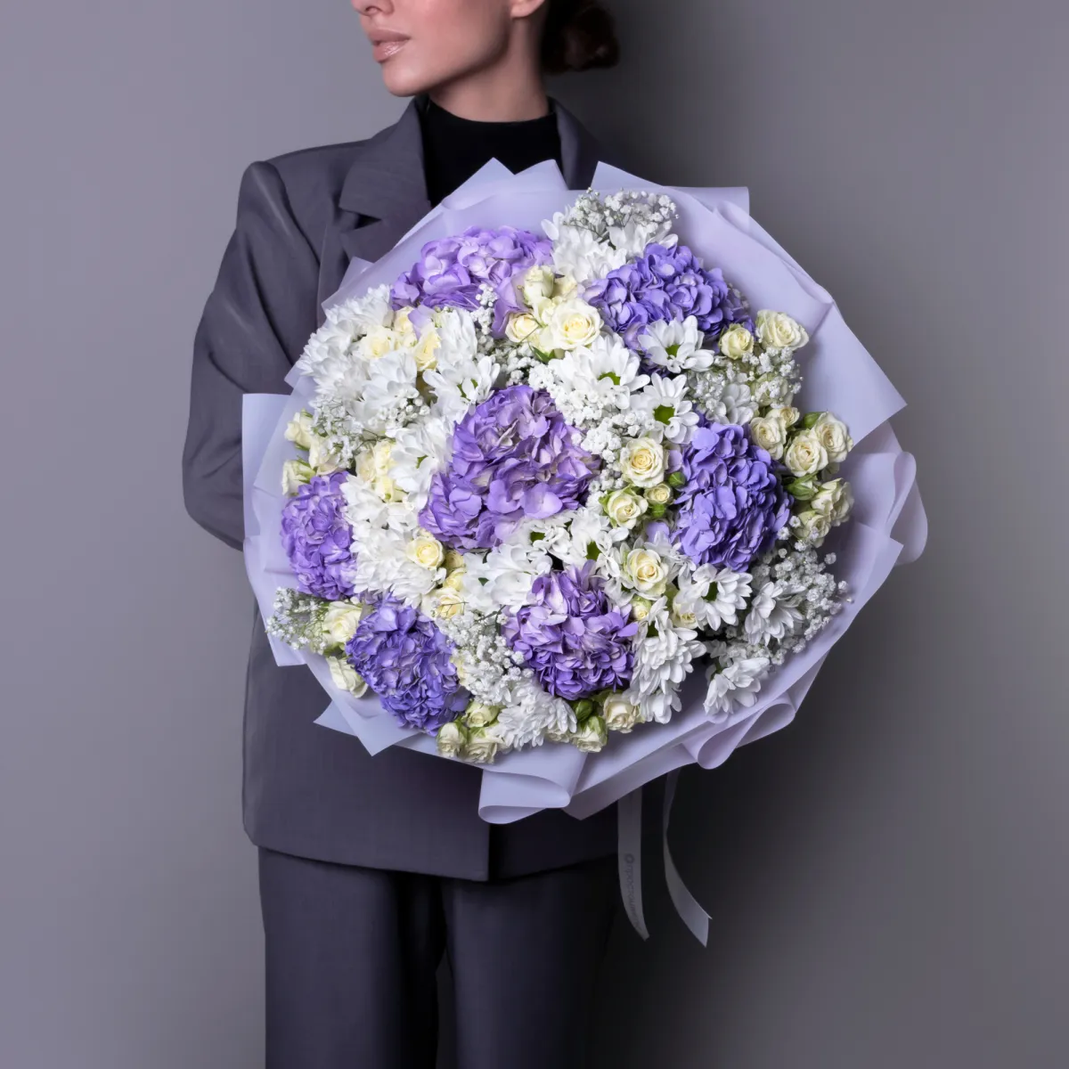 Флористический букет "Хрустальный сад"_2