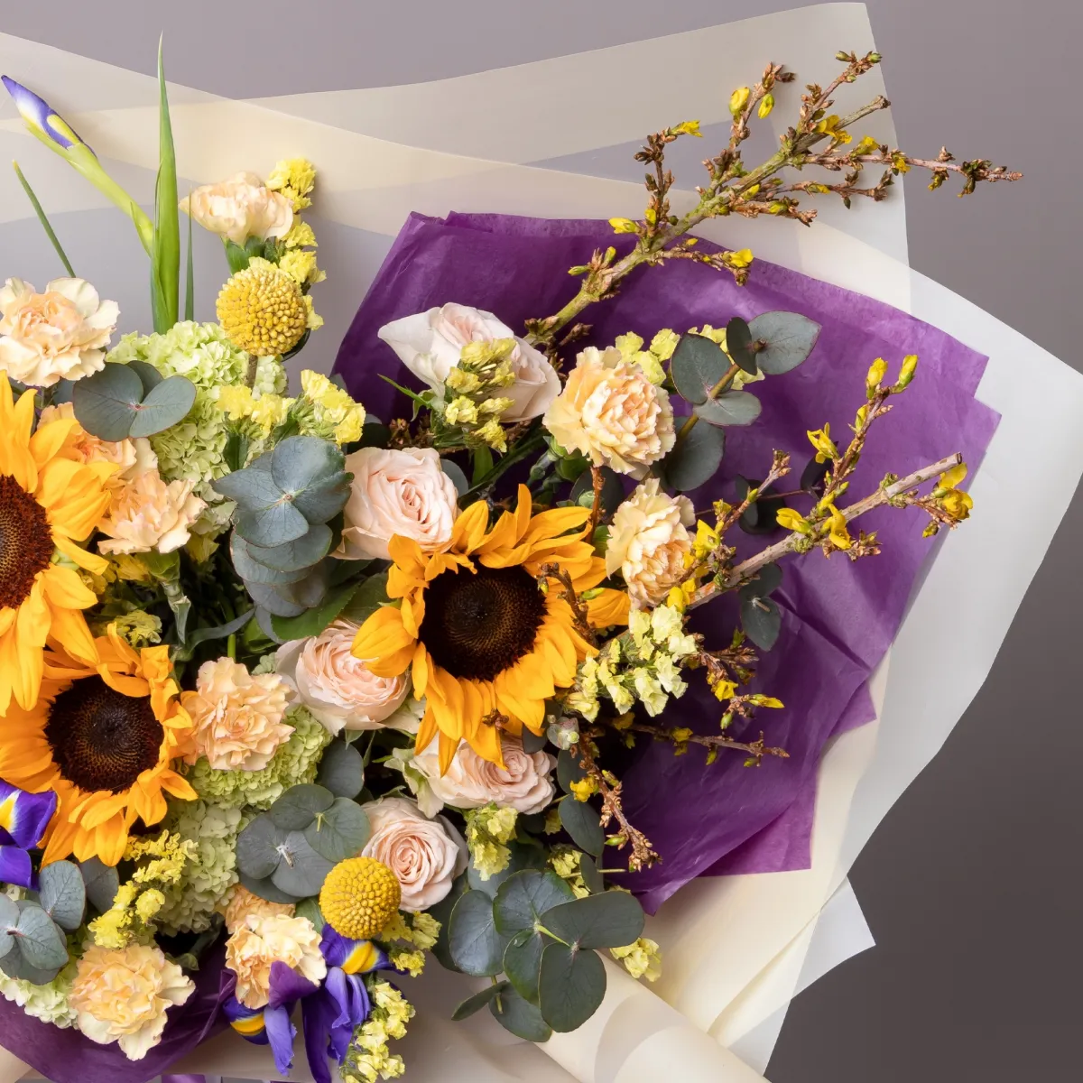 Флористический букет "Бархат"_5