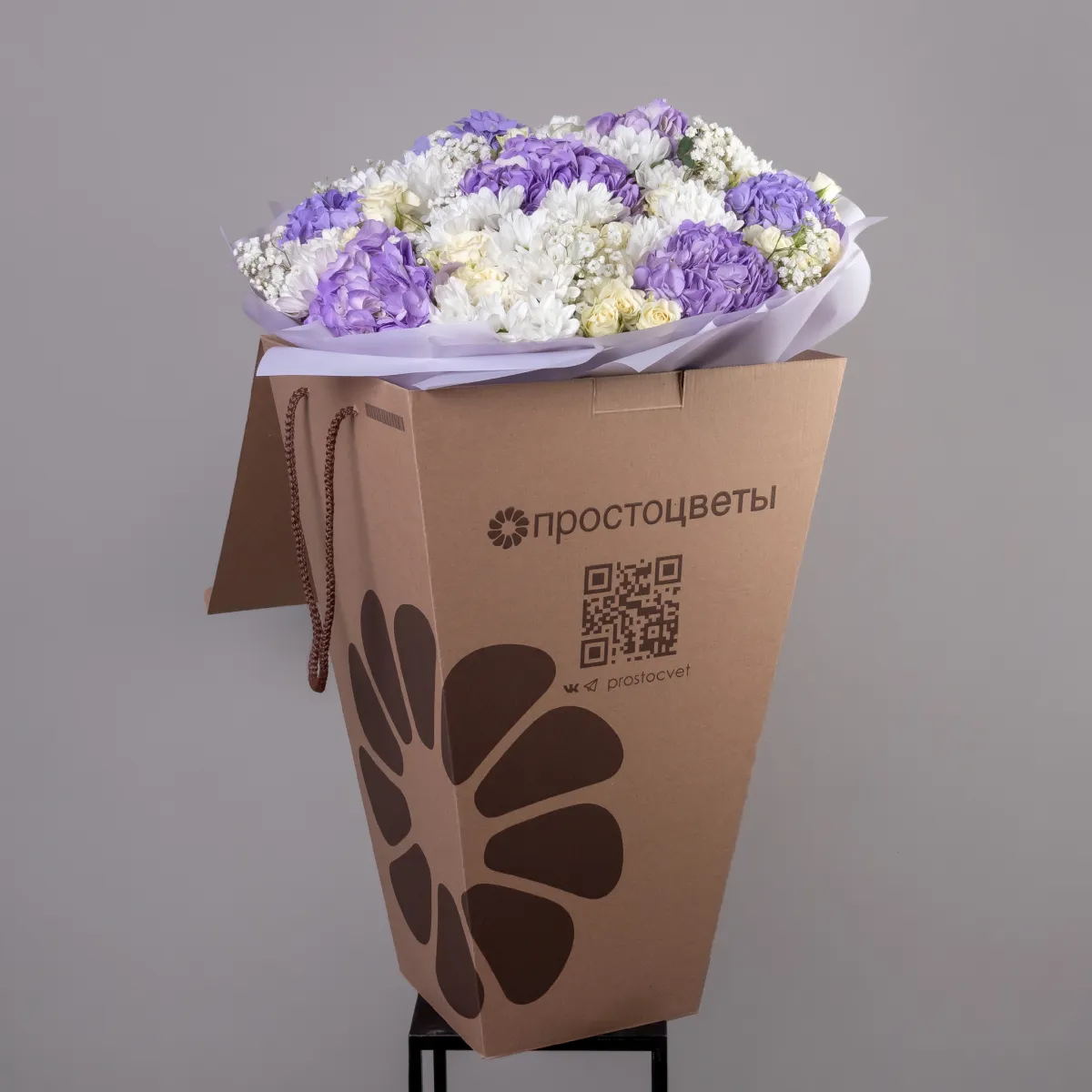 Флористический букет "Хрустальный сад"_5