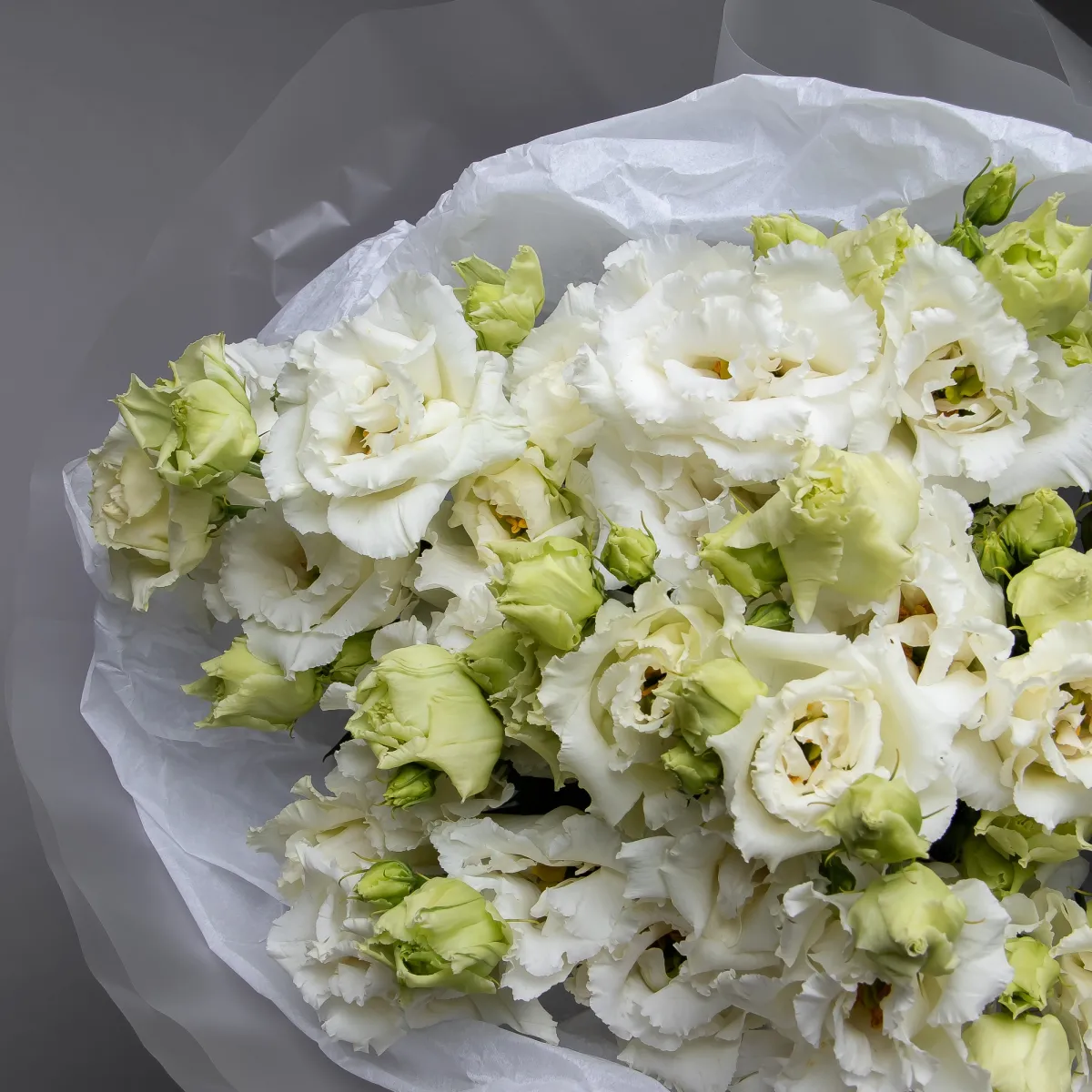 Букет Лизиантус "Ду Алиса Белый"