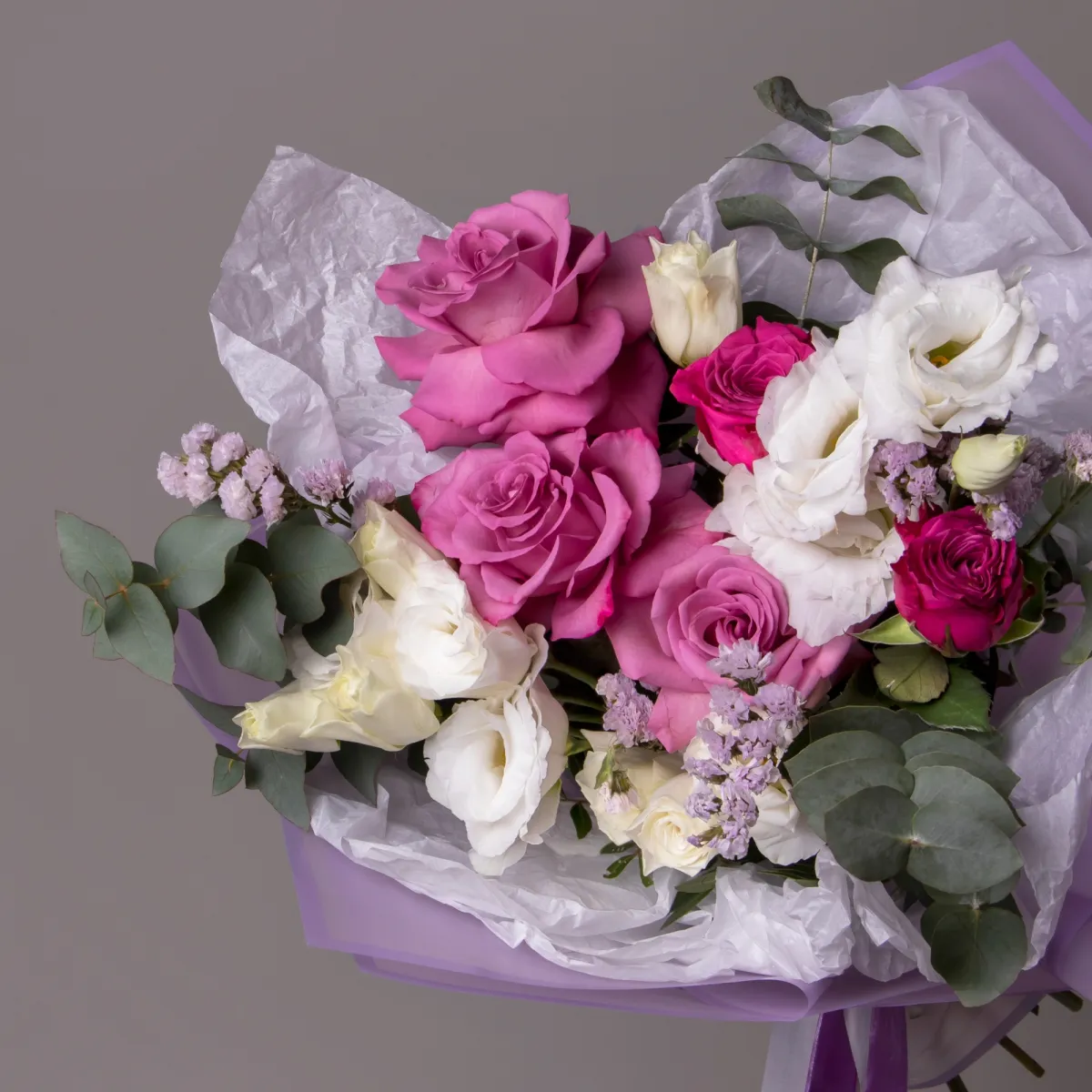 Флористический букет NEW "Черничный пирог M"_3