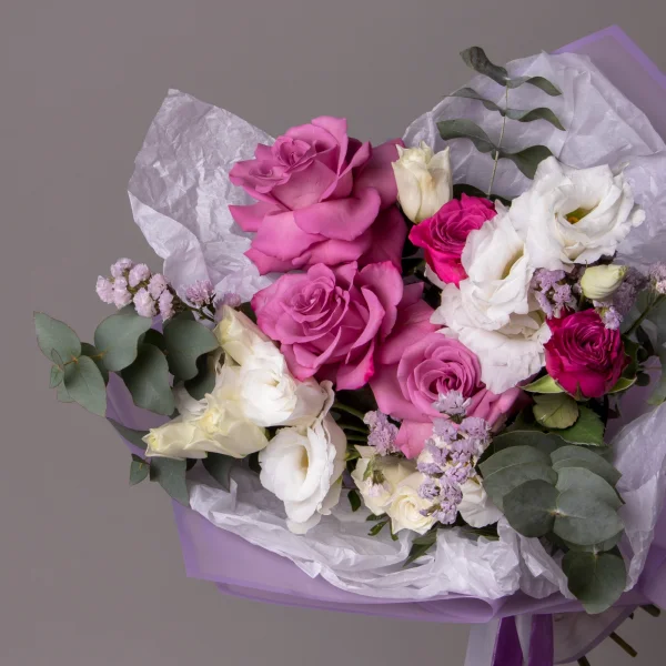 Флористический букет NEW "Черничный пирог M"_3