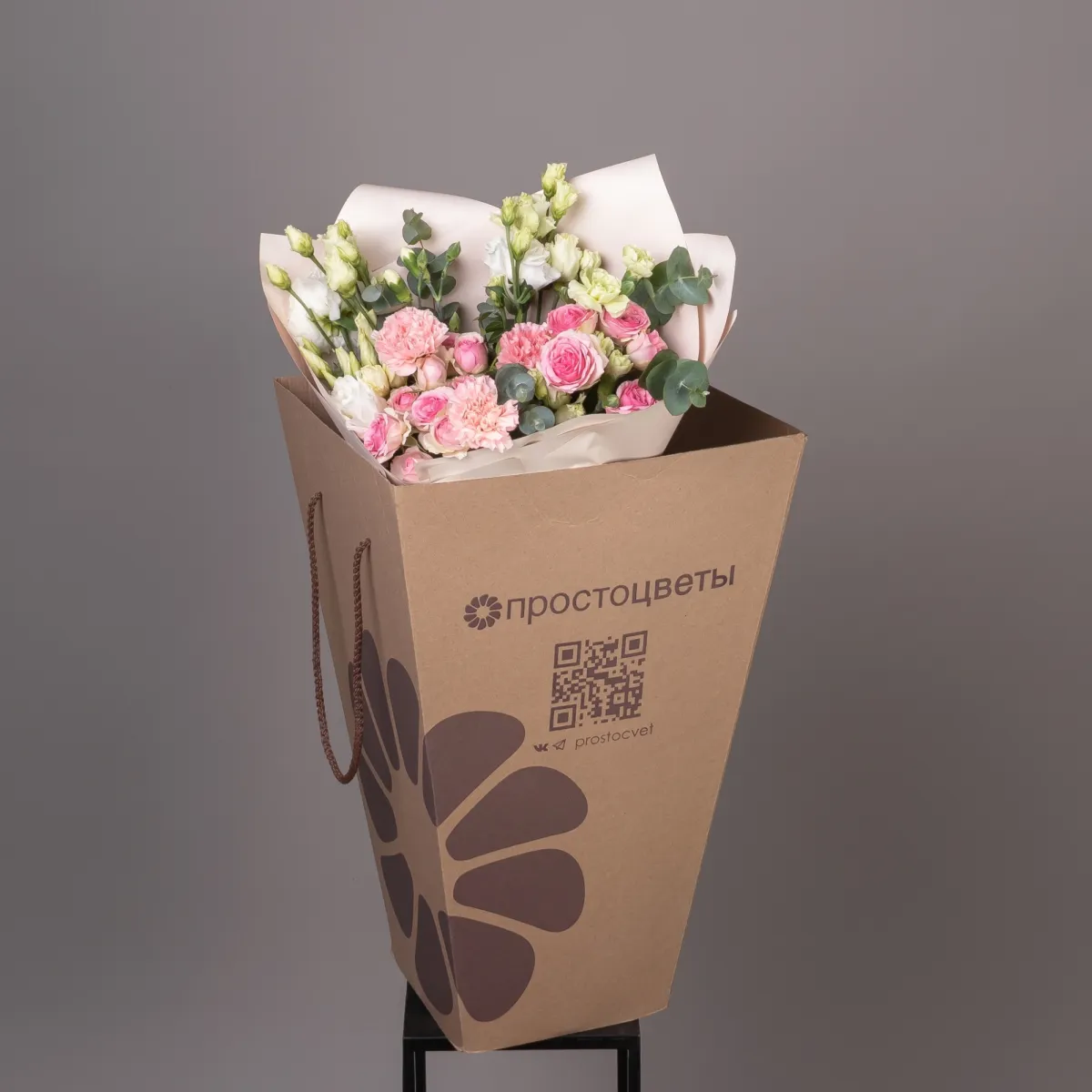 Флористический букет GPT "Нежный рассвет М"_5