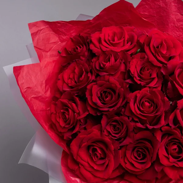 Букет Роза "Эвер Ред"