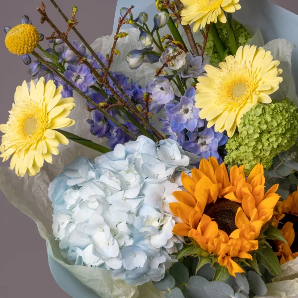 Флористический букет "Весенняя капель"_4