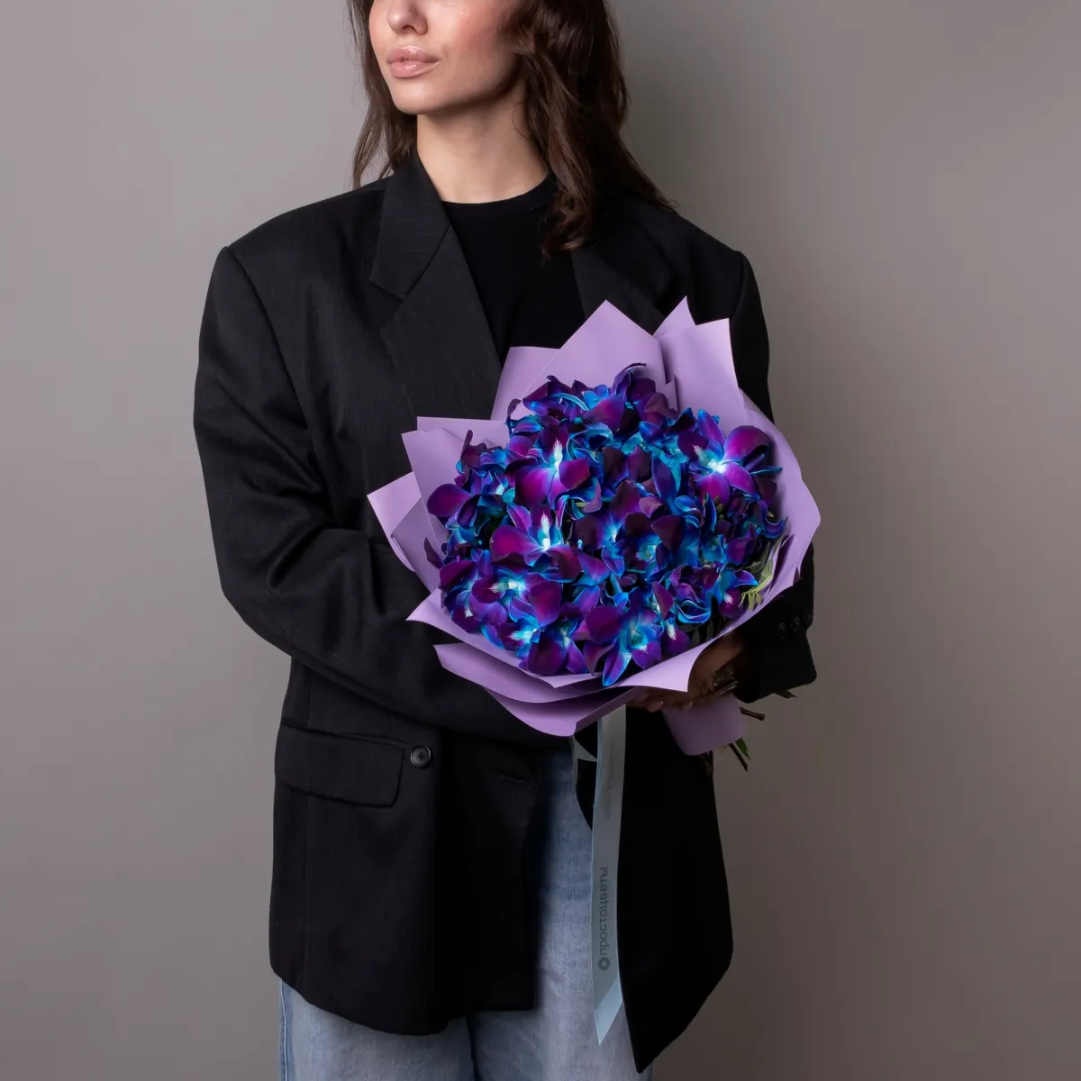 Флористический букет "Космические орхидеи 25 шт"_2