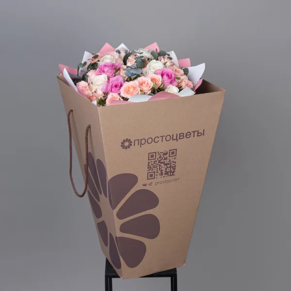 Флористический букет "Пудра М"_5