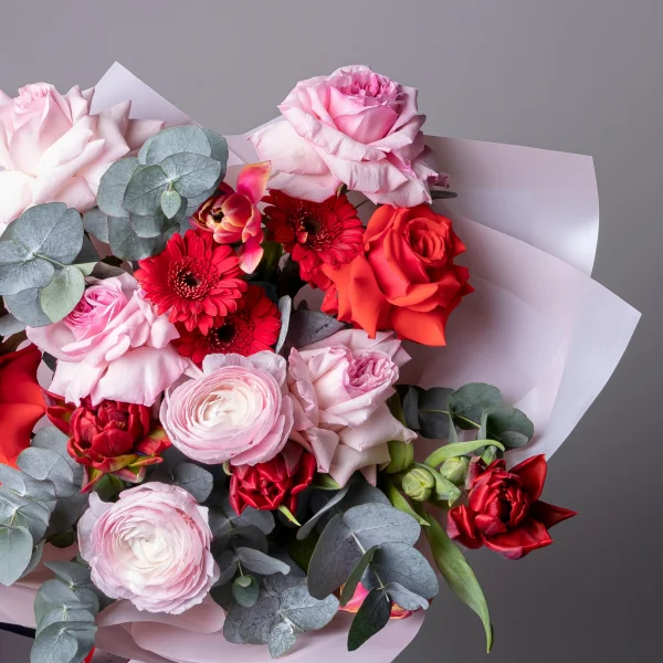 Флористический букет "Биение сердца"_4