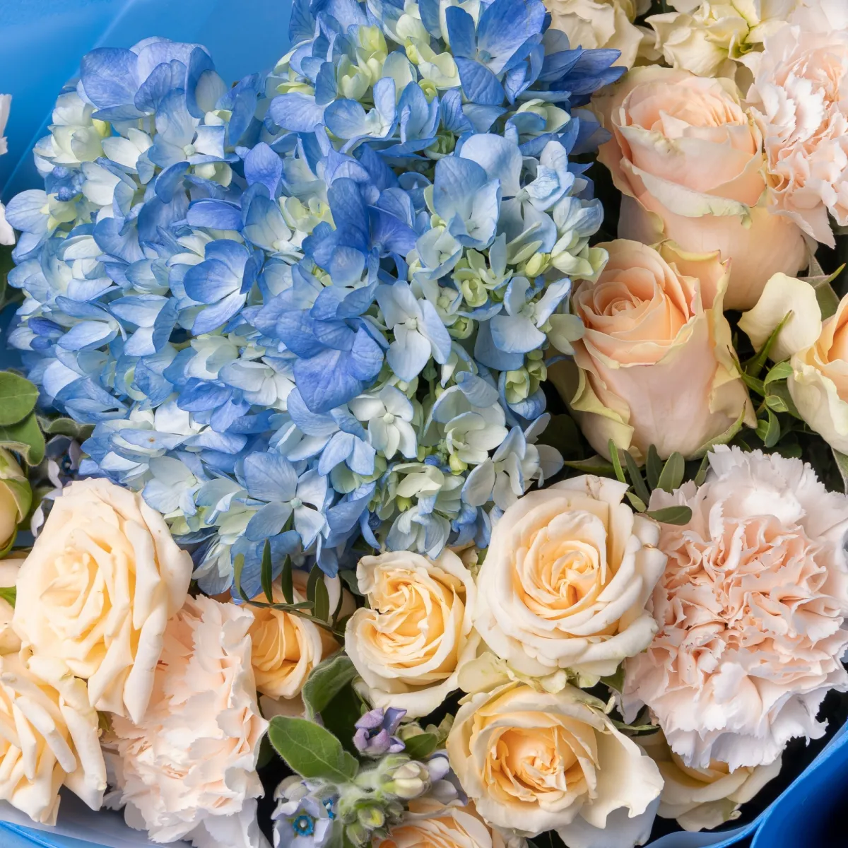 Флористический букет GPT "Синяя гармония М"_4