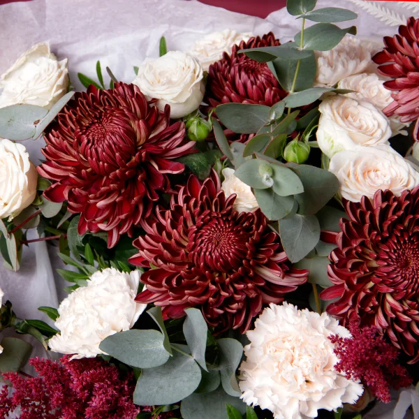 Флористический букет "Бархатная осень L"_5