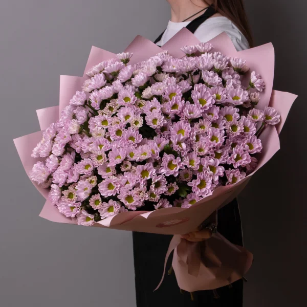 Букет Хризантема_сантини "Росси Пинк"