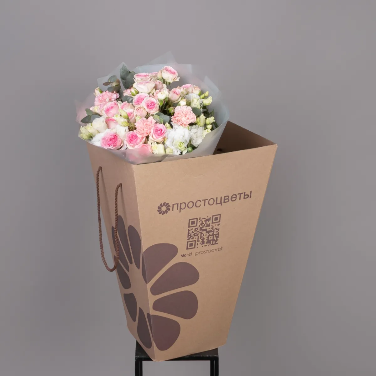 Флористический букет "Счастье L"_5