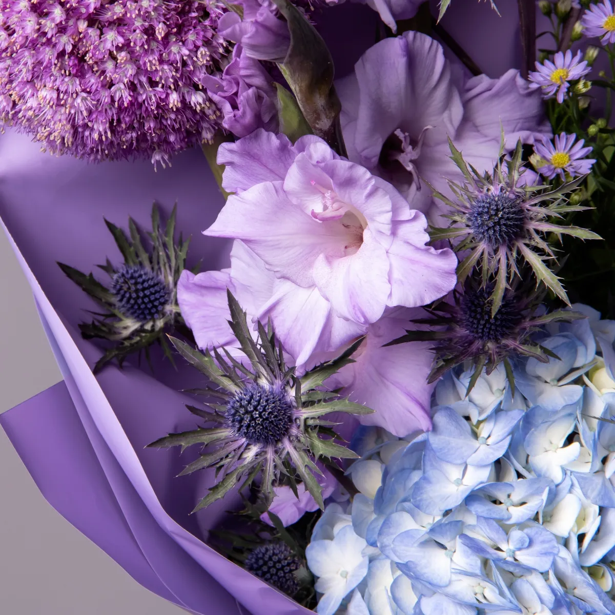 Флористический букет "Космический вальс"_4