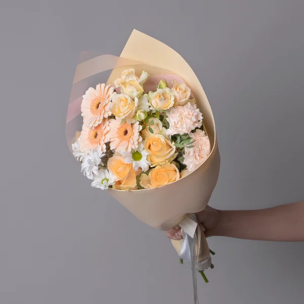 Флористический букет "Латте S"_1