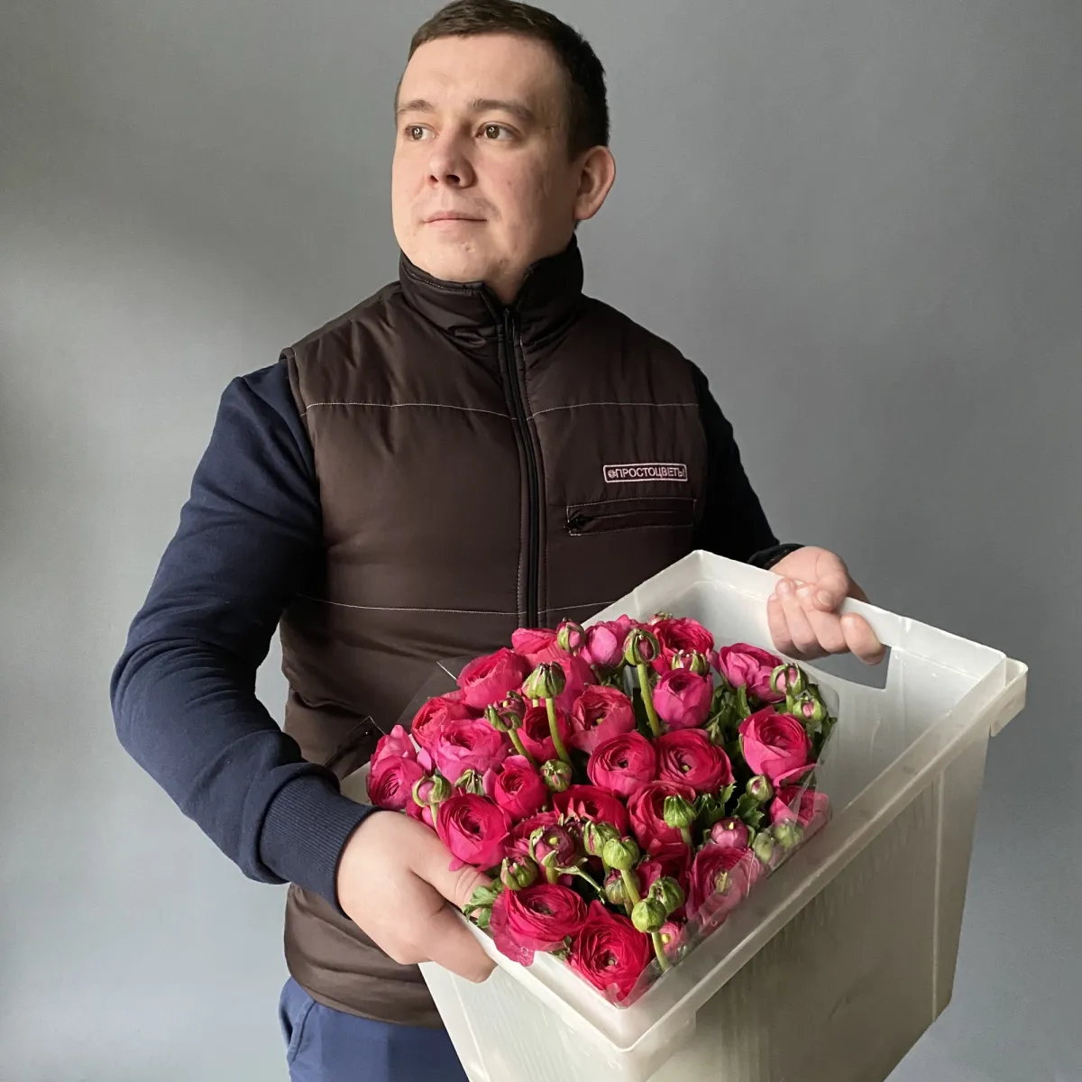 Ранункулюс "Элеганс Малиновый"