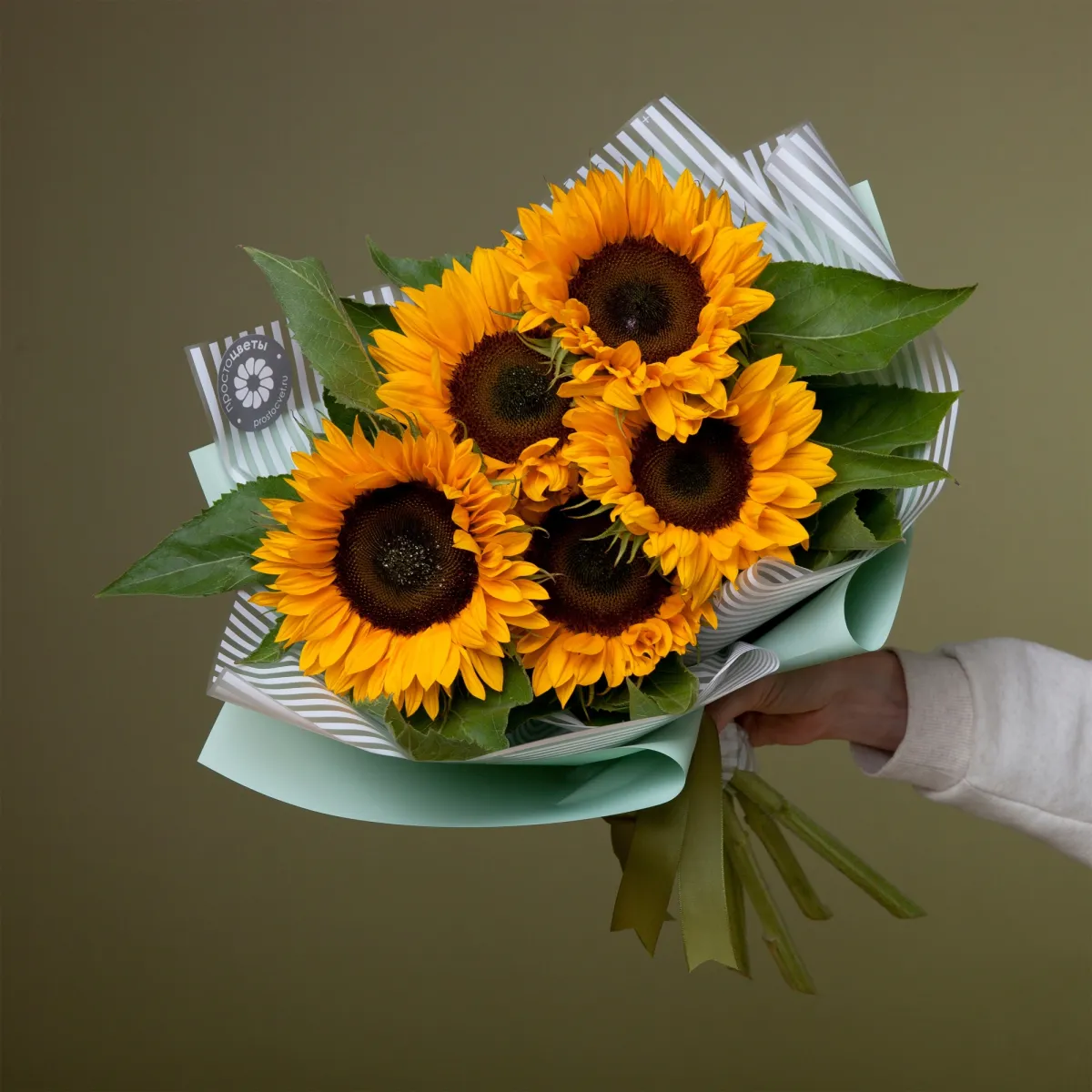 Букет Гелиантус "Винсент Чойси"