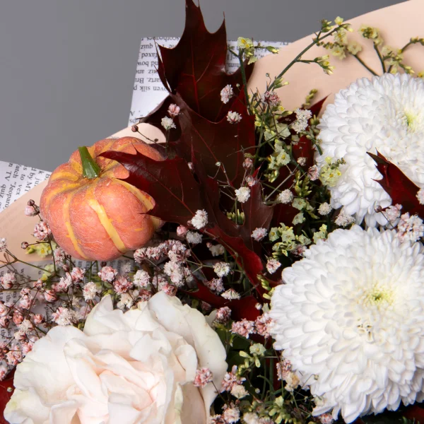 Флористический букет "Теплый шелест"_3