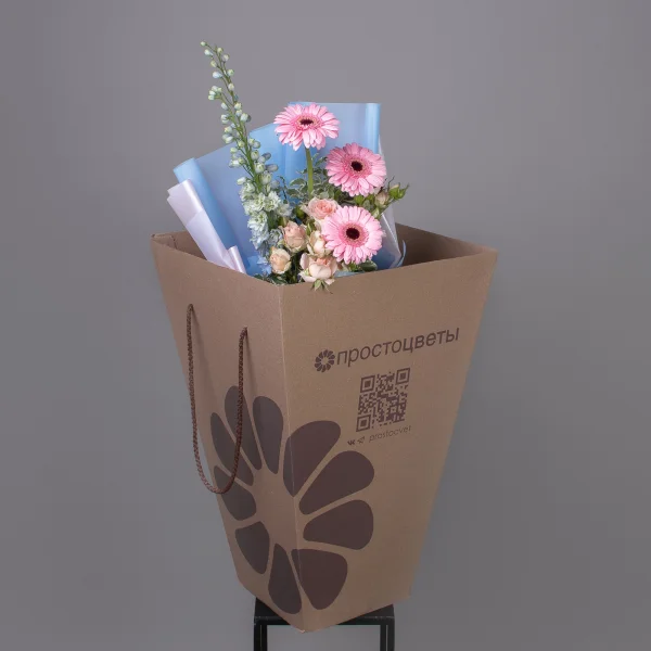 Флористический букет "Нежное прикосновение"_6