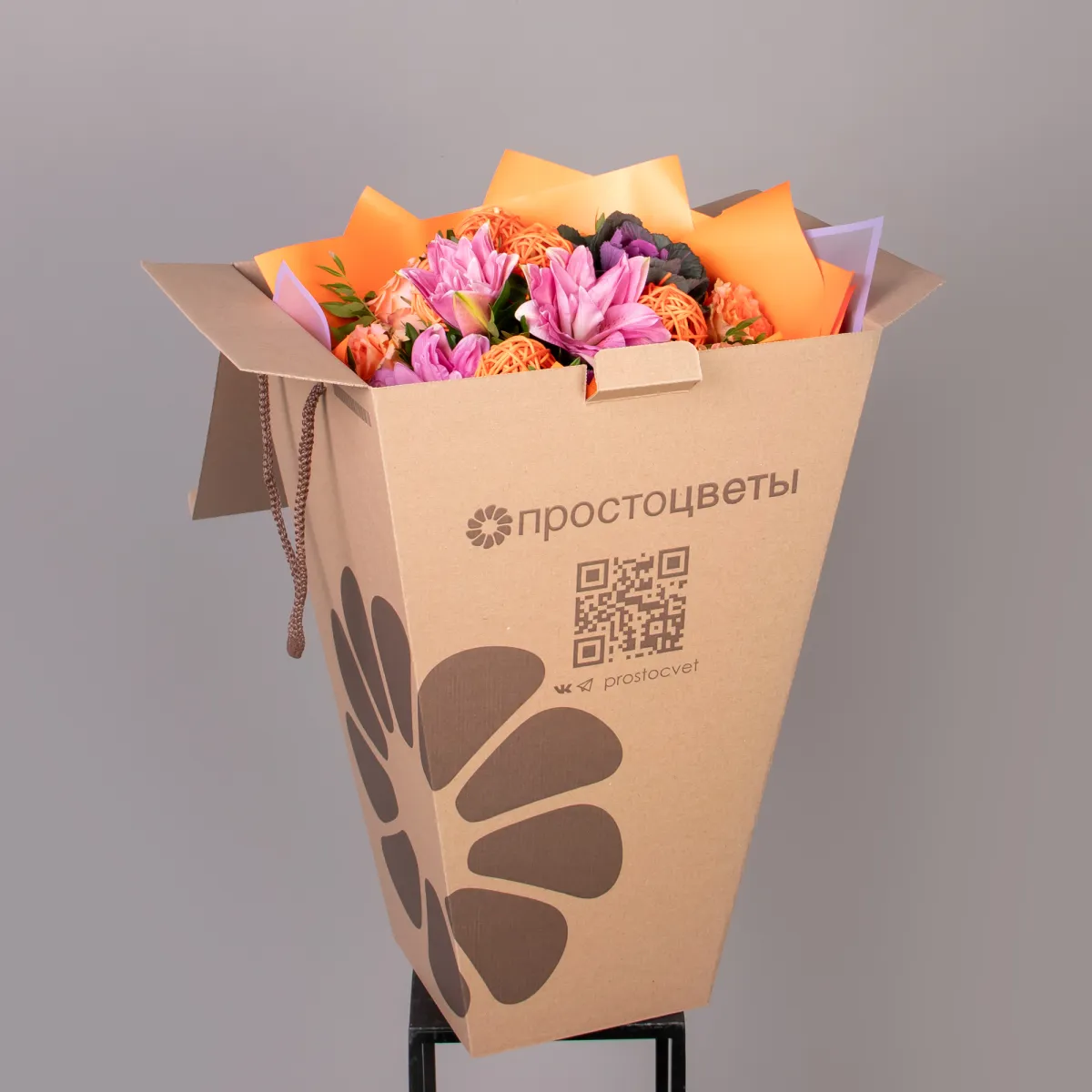 Флористический букет "Имбирный вальс"_6