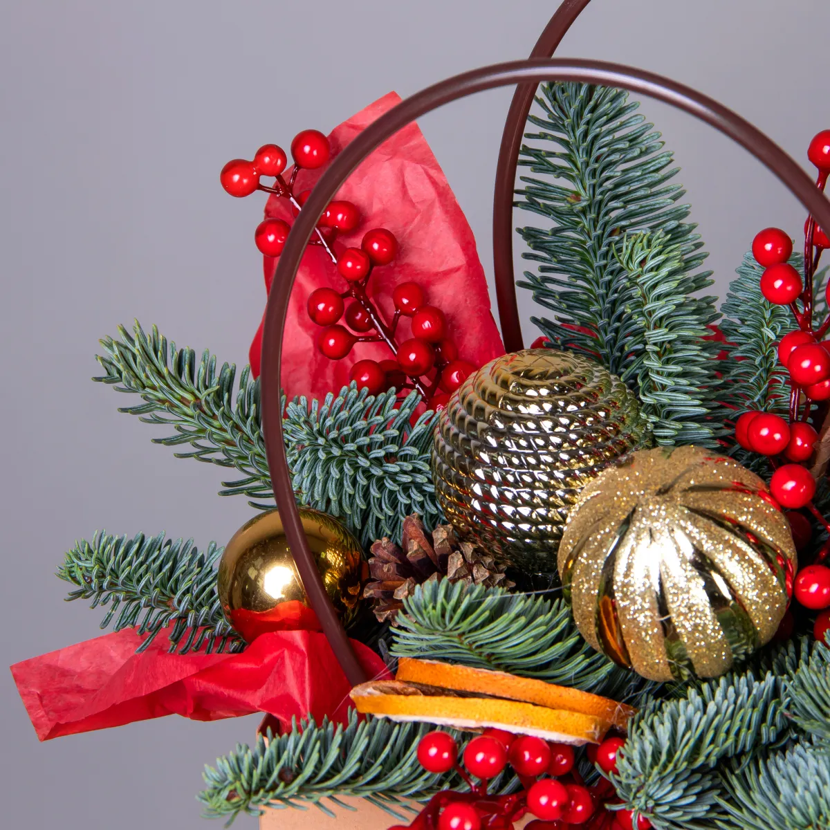 Композиция "Новогодняя в сумочке"_3