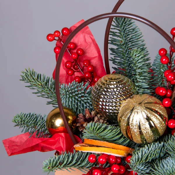 Композиция "Новогодняя в сумочке"_3