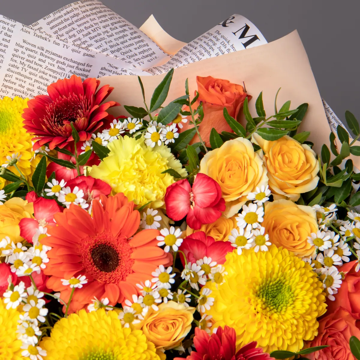 Флористический букет "Солнечная поляна"_4