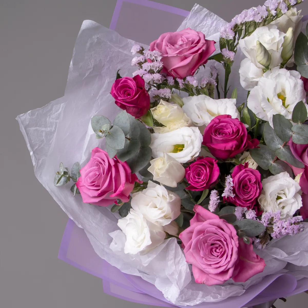 Флористический букет NEW "Черничный пирог L"_3