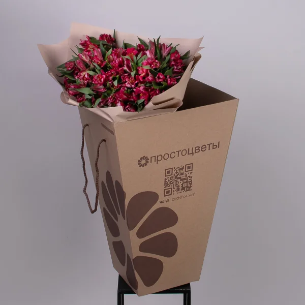 Букет Альстромерия "Хот Пинк"_5