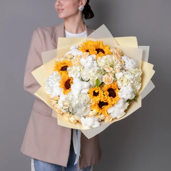 Флористический букет "Солнечные грезы"_2