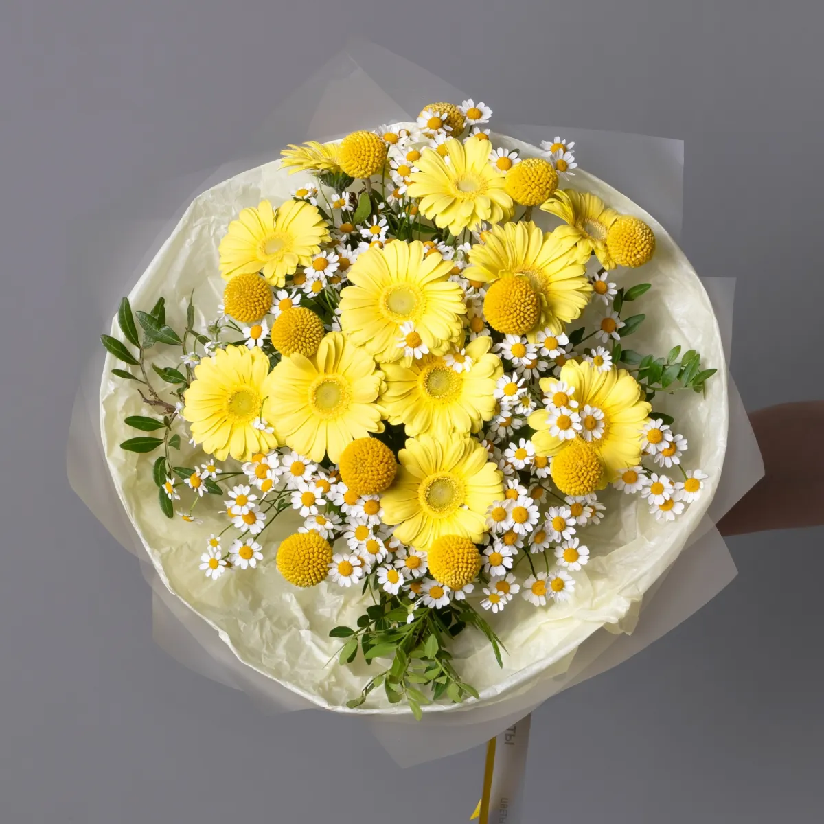 Флористический букет "Солнечный зайчик"_1