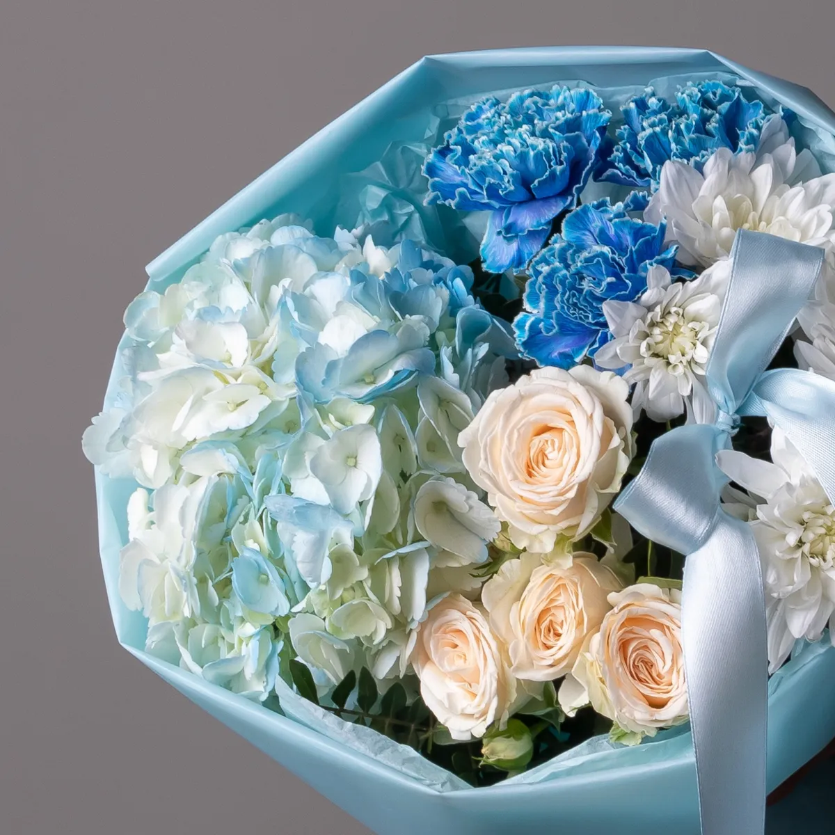 Флористический букет "Небесное счастье XS"_3