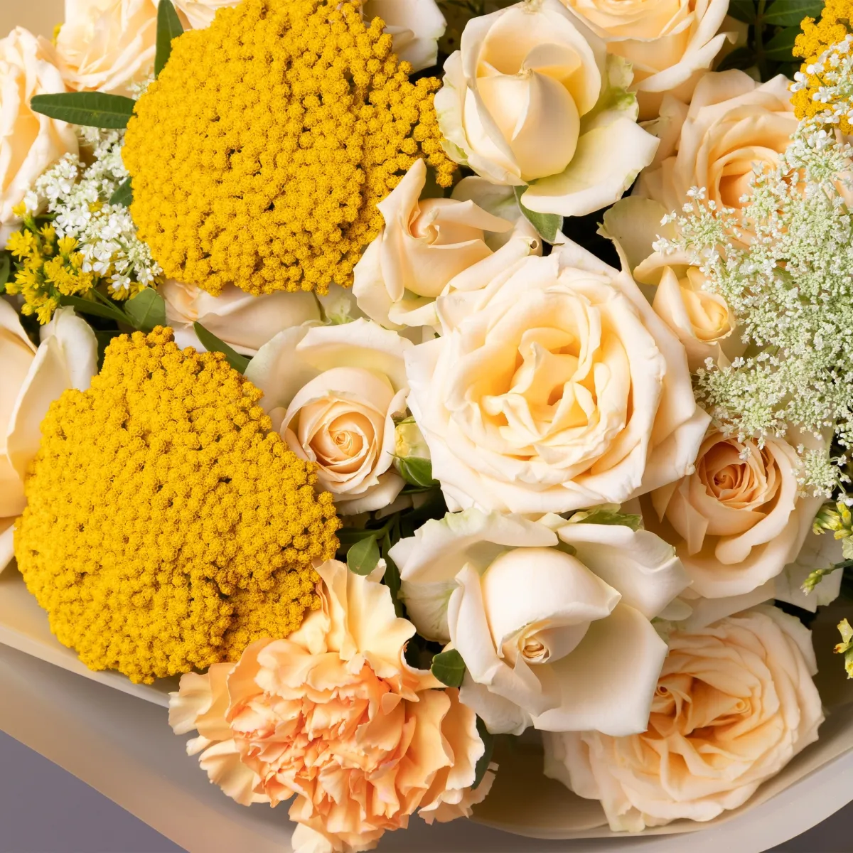 Флористический букет "Ванильное небо"_3