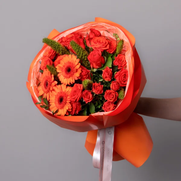 Флористический букет "Искры радости"_1